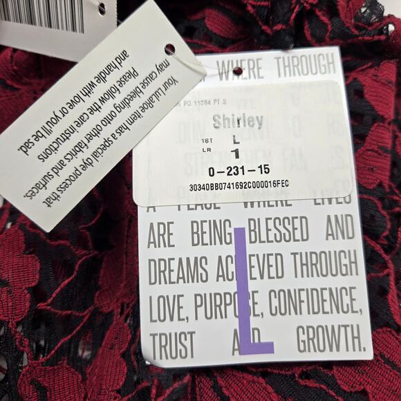 NWT Lularoe Women's Blazer Large L Top Misses Size12 14  Lace Cardigan Cover New - Picture 3 of 8